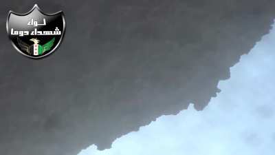 FSA camera set up to film Syrian Army armor is engaged by incoming tank fire - 2014