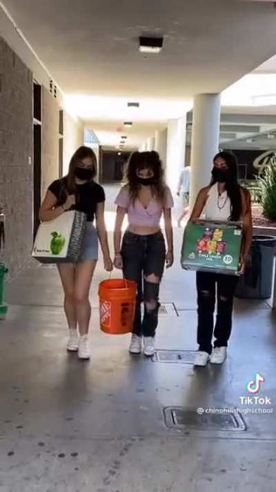 Bring anything but a backpack