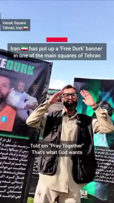 They in Iran 🇮🇷 saying free Durk in a middle of a war.