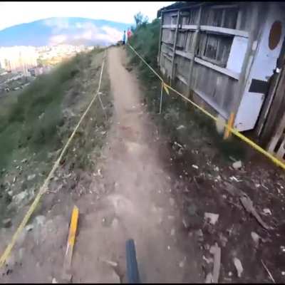 This challenging bike course.
