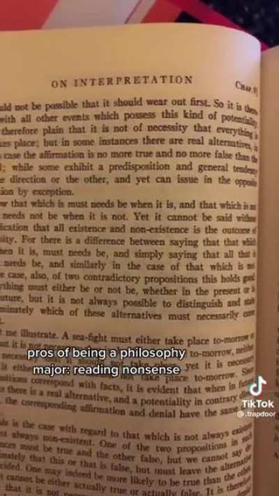 I'm convinced all philosophy majors are masochists