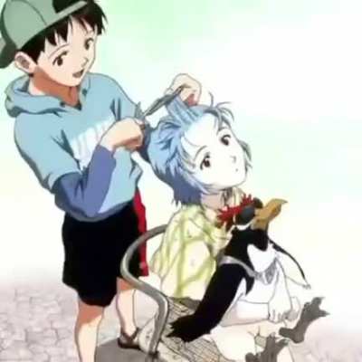 Rei's new haircut