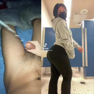 Tiktok thot with a massive load