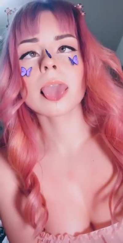 I got a haircut but I’m still the same drooly ahegao doll 🎀🍭