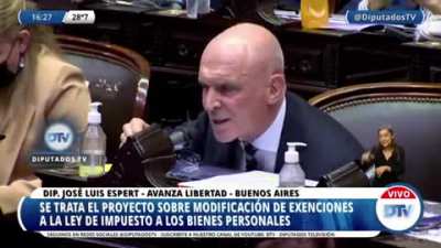 Espert sobre bienes personales