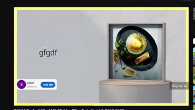 Someone took a default template and decided to type random letters in it as an ad...