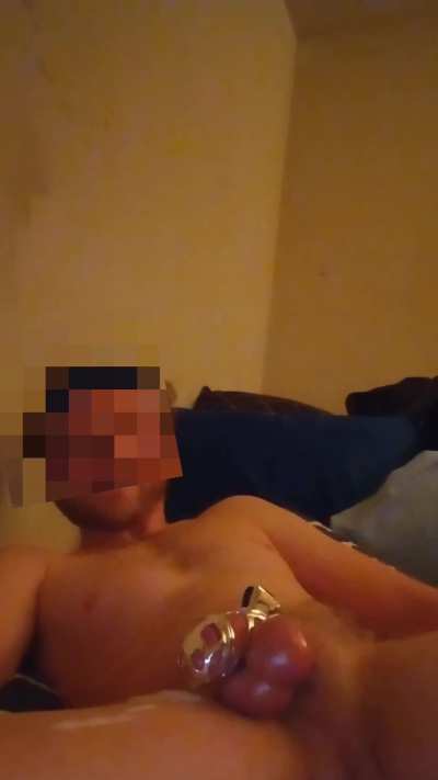 Caged and had to cum