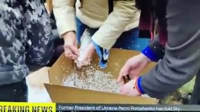 Sky News broadcasting a Molotov cocktail making session, and explaining the finer points of making them stick to vehicles.