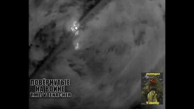 Ukrainian CASEVAC targeted by an overhead drone. Avdiivka, January 2024.