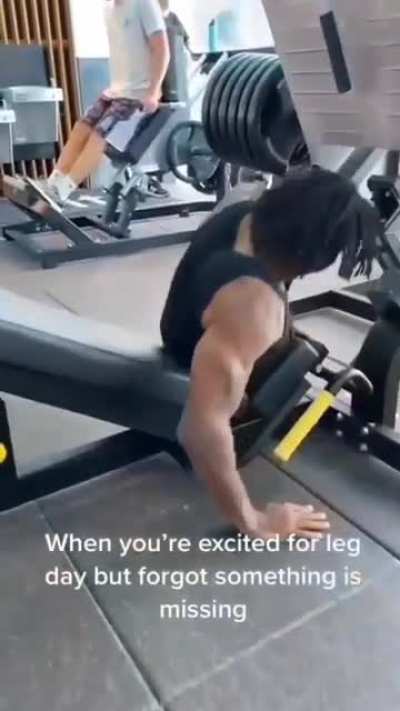 bro skipped his leg 🍗