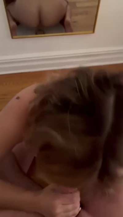 Blowjob & Dildo Spitroast by rosehiptea