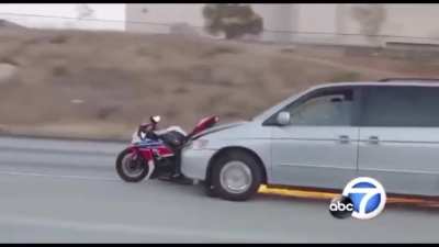 Hit-And-Run Driver speeding down California Highway 91