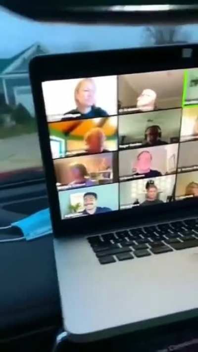 A great use of virtual background