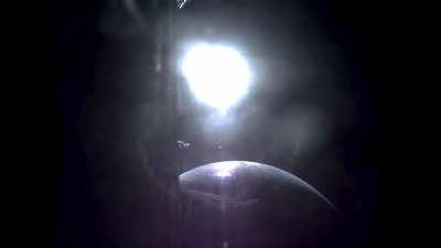 Time-lapse footage of Earth as Artemis I's Orion spacecraft begins its journey to the Moon