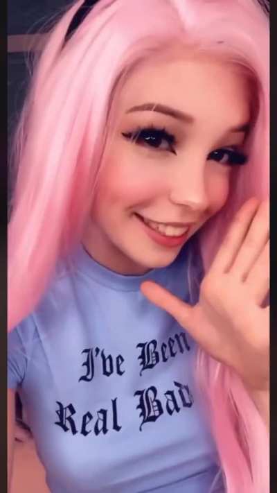 Belle Delphine’s tit reveal