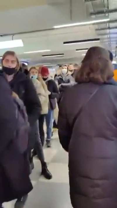 Russians have found out about the sanctions and the SWIFT ban. A Bank Run seems to have begun.