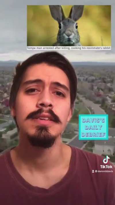 Man kills & cooks roommate’s pet rabbit, Krispy Kreme to publicly trade under DNUT, and more news “comedy”