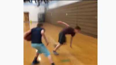 Broke the poor kids ankles