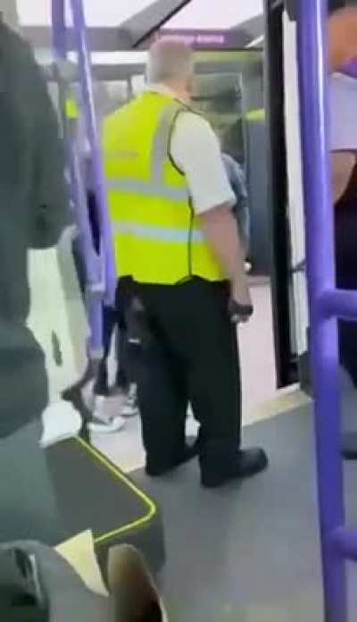Ireland: Teen Girl Spits in Old Man's Face....He Kicks Her & Friends Off The Bus