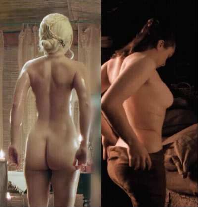 Which one to eat out & fuck from behind? Emilia Clarke or Maisie Williams