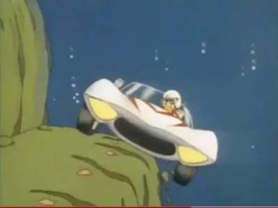 He's going over the cliff