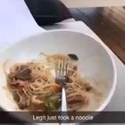 I'm hungry... and my noodle is flying away now