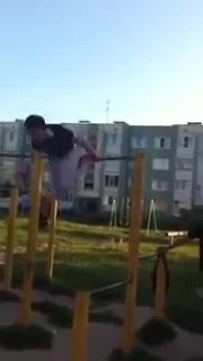 Attaching you hands to a metal rod