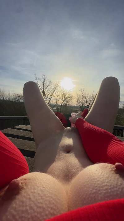 Watchin a beautiful Winter Sunrise 🌄💕