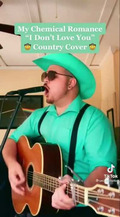 Country version of “I Don’t Love You” by My Chemical Romance