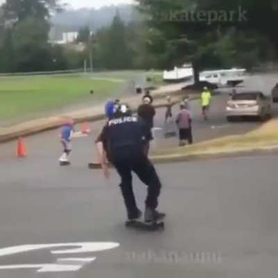 Running from the cops