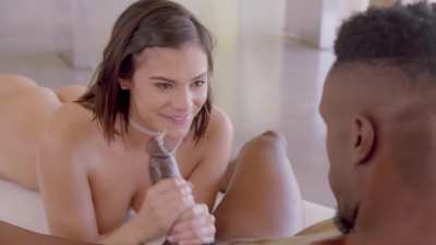 She’s so adorable, especially with a cock in her mouth