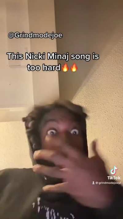 Man rapping Nicki Minaj Song