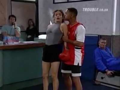 Fresh Prince Of Bel-Air Funny Will Smith Scene in the gym. ( Говорят по англи<wbr>йски )