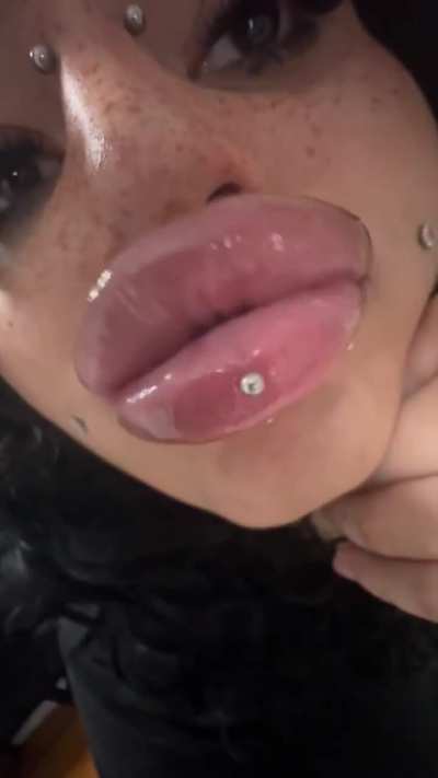 Nutty pole draining lips 🥴