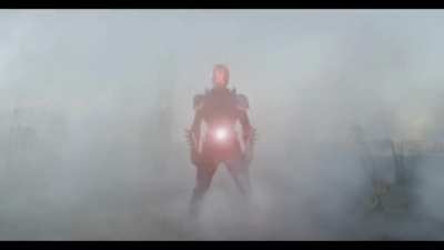 Kamen Rider Black Sun first transformation.