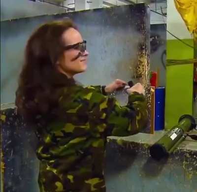 Russian grenade training