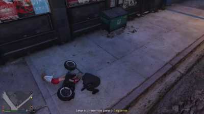 While I was doing a clubhouse mission, an npc was on my bike, I couldn't get her off the bike by pressing the button to get into the vehicle, so I kicked and she left as nothing had happened. It happened again on the same mission later