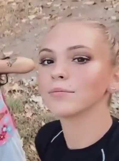 Tongue out
