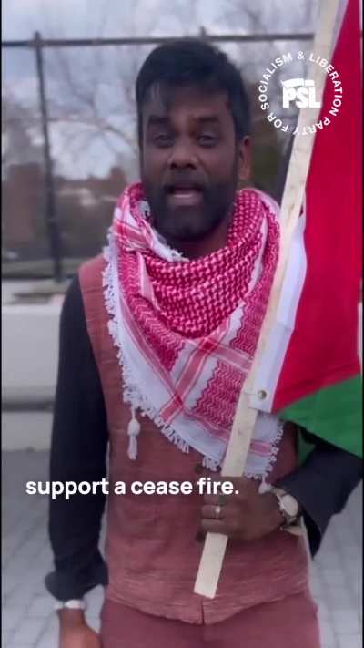 A super majority in the United States support a ceasefire. The fact that both ruling parties are united in supporting Israel proves how undemocratic this system is.