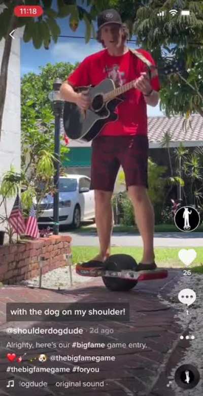 Hats off, hope this dude wins!