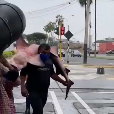 Casually walking with your last catch