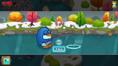 Just like in real life, this ice fishing game is both relaxing AND exciting! 😊