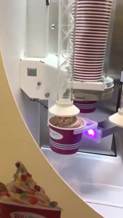 Robot makes you ice cream