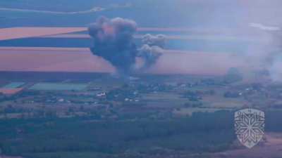 Ukrainian air defense systems shot down a Russian Su-34 aircraft during a counteroffensive in the eastern part of Ukraine