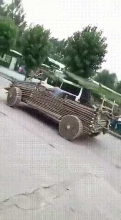 Реально из говна и палок