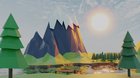 Low Poly Scene (seemless)