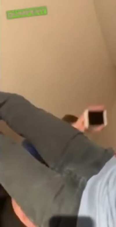 messing around at the stairs while drunk