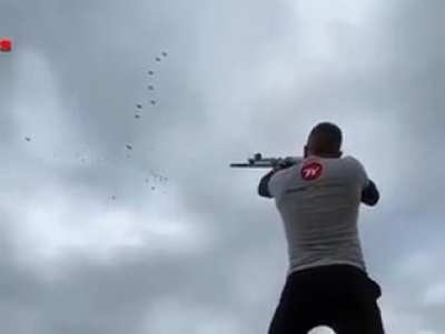 hitting every target before it lands on the ground