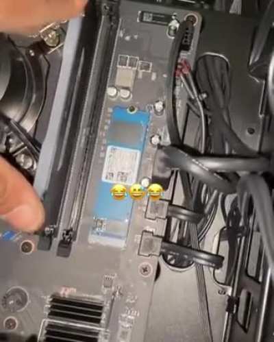 Gotta hear the *click* when installing RAM