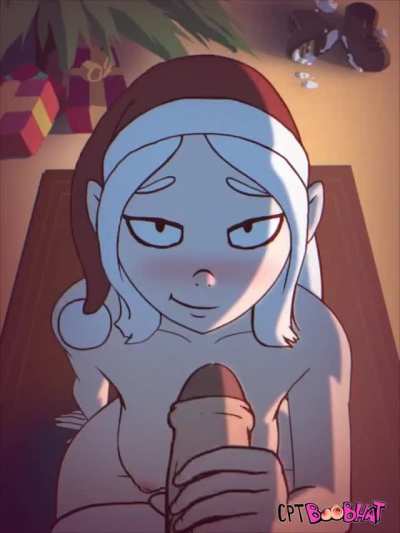 The benefits of sitting on Santa's lap <3